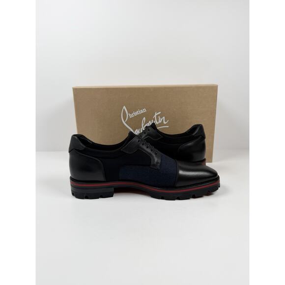 Size 8.5 - Christian Louboutin Mika Sky Flat Derby Shoes NEW main image 10